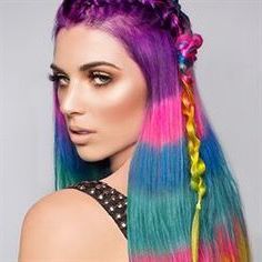 pelos a colores divertidos