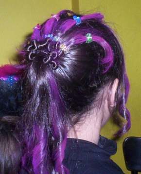 pelos a colores divertidos
