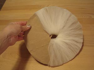 diy pompones de tul