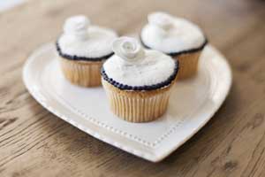 cupcakes corazón