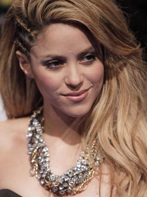 peinados de famosas Shakira