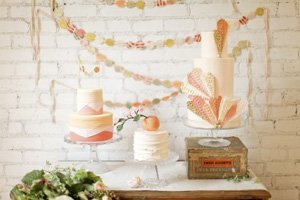 thebridesguide.marthastewartweddings.com mesa de dulces inspiración coral