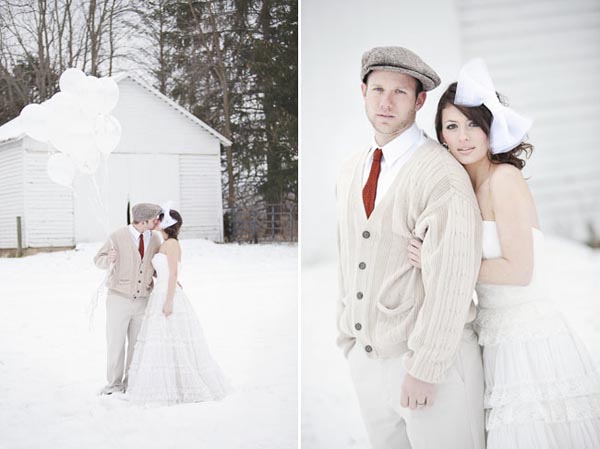 boda en la nieve