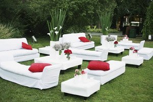 lounge para boda en verano