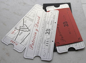 Details invitaciones de boda