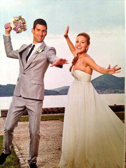 Novak Djokovic and Jelena Ristic