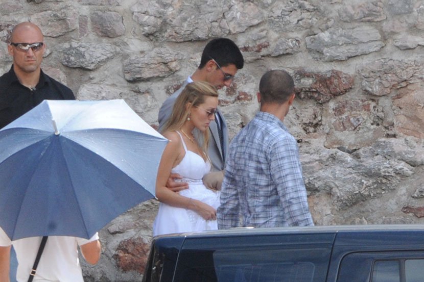Novak Djokovic and Jelena Ristic