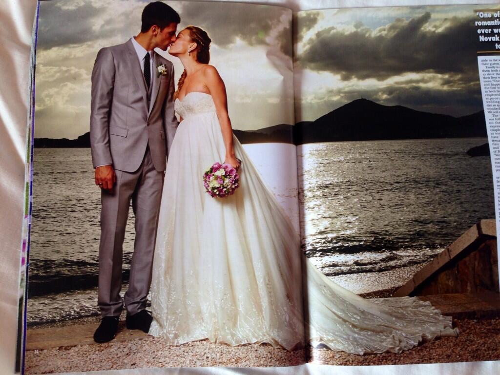Novak Djokovic and Jelena Ristic