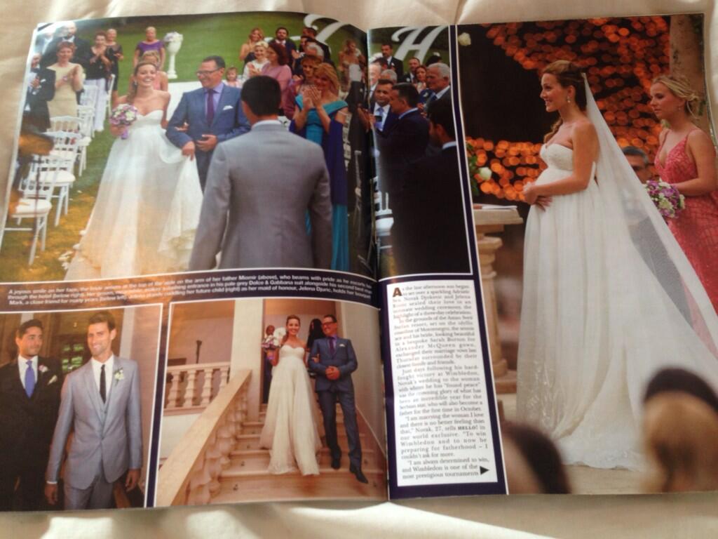 Novak Djokovic and Jelena Ristic