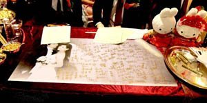 mesa de firmas