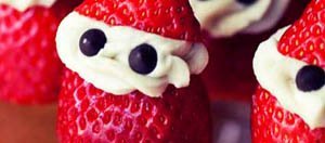 fresas navideñas