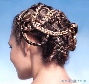 peinados con trenzas