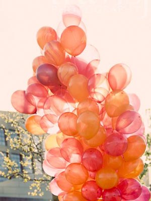 globos naranjas