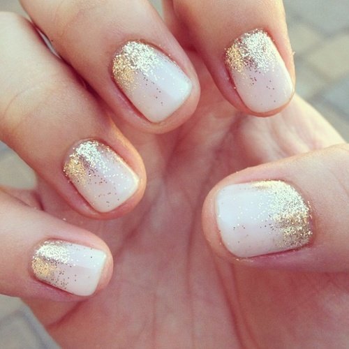 Uñas pintadas para novias